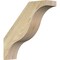 Ekena Millwork 4"W x 16"D x 16"H Funston Rough Sawn Knee Brace, Douglas Fir BRC04X16X16FST00RDF - alternate 1